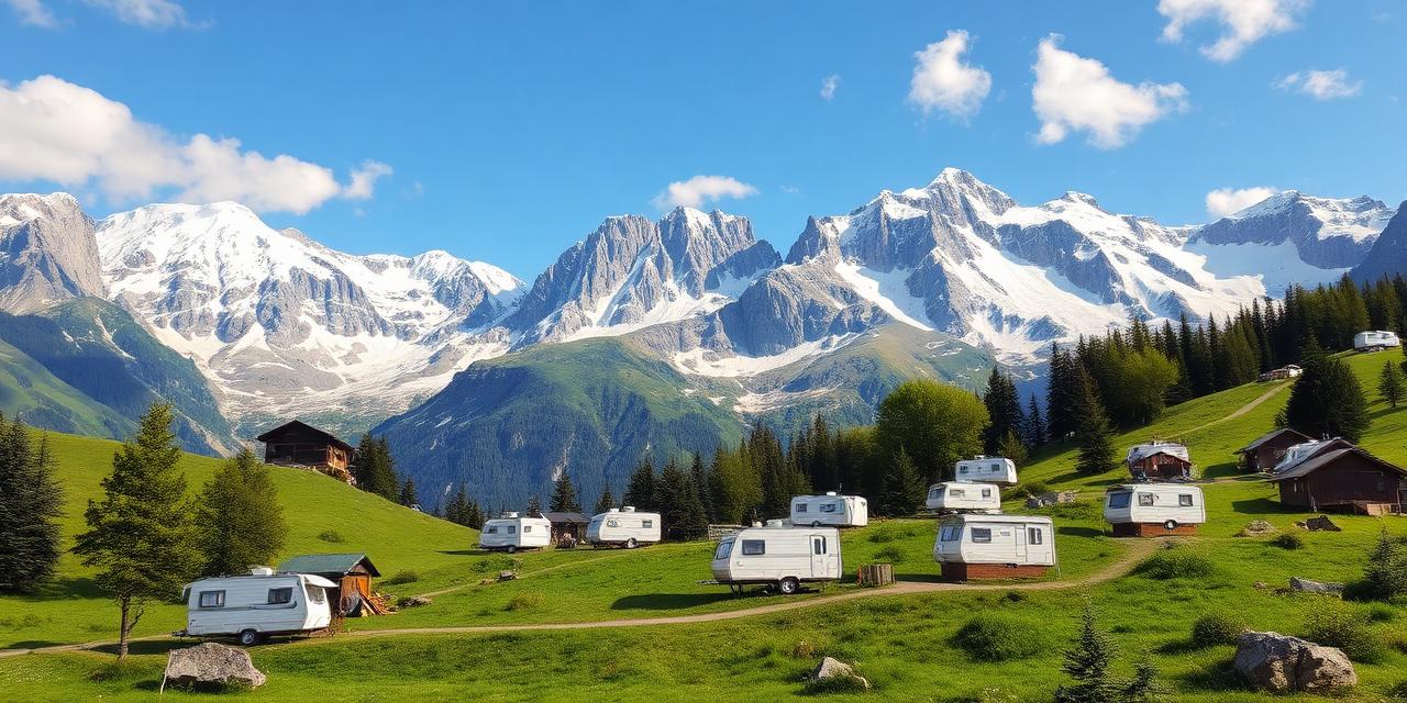 In the mountains